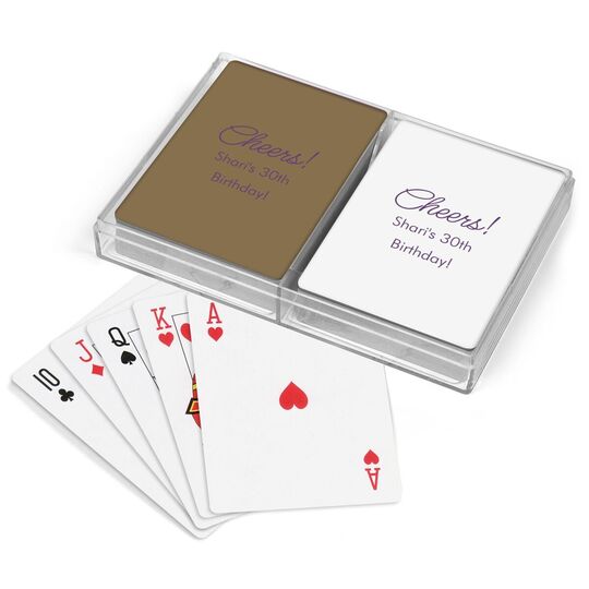 Sweet Cheers Double Deck Playing Cards